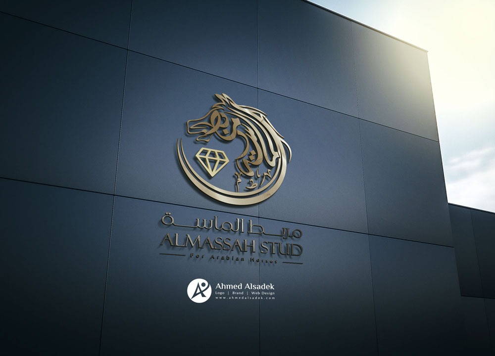تصميم شعار شركة مربط الماسة في الرياض السعودية 1 3