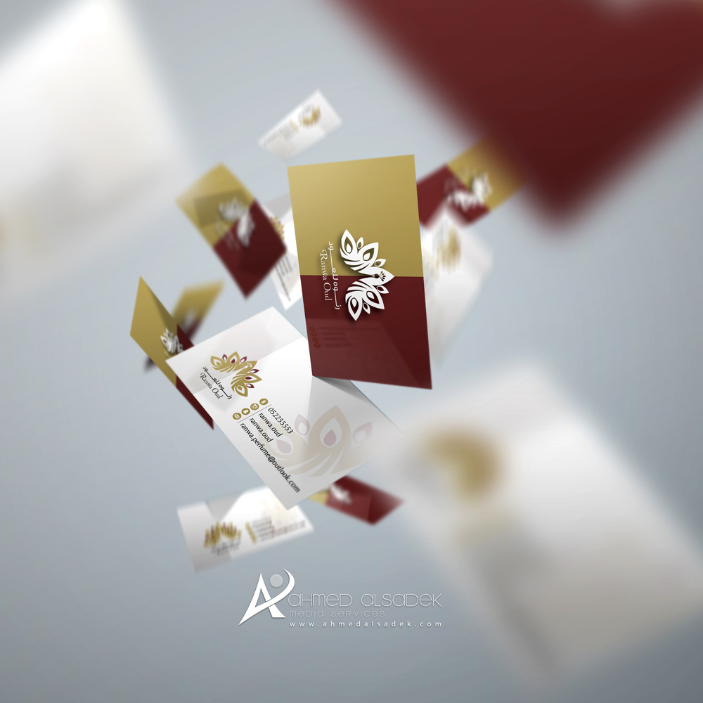 تصميم شعار عطور رنوة للعود ابوظبي الامارات 9