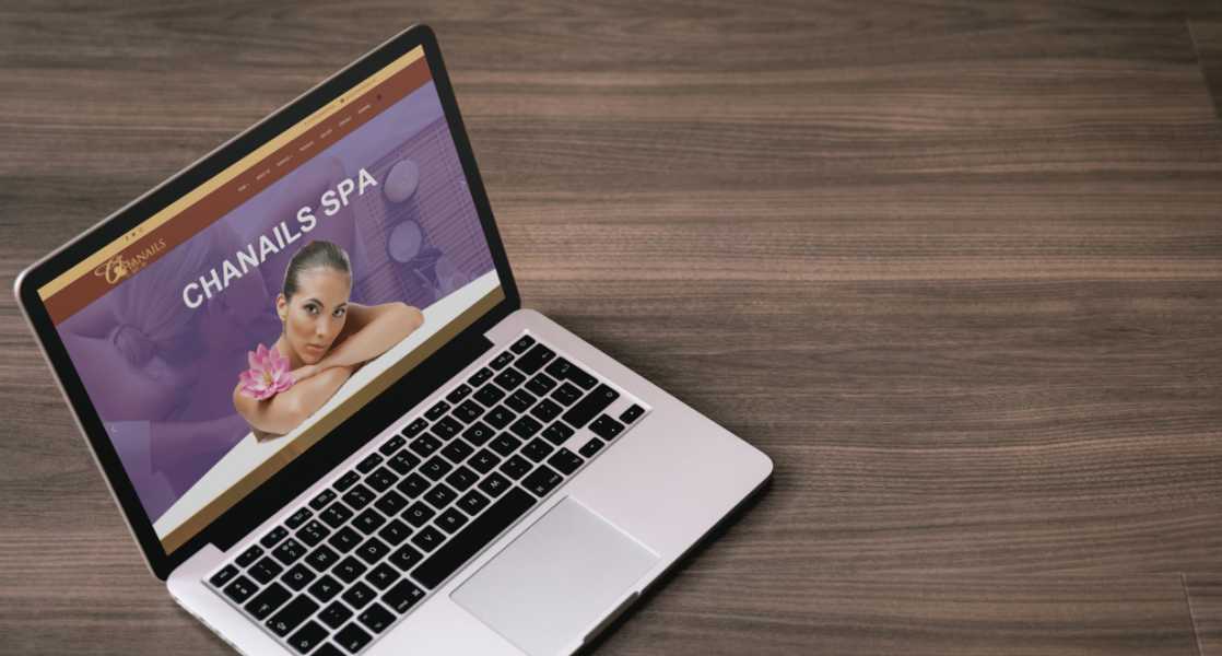 تصميم موقع الكتروني لصالون تجميل شانيلز 2