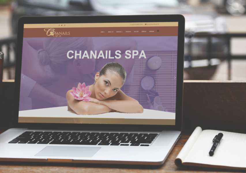 تصميم موقع الكتروني لصالون تجميل شانيلز 4