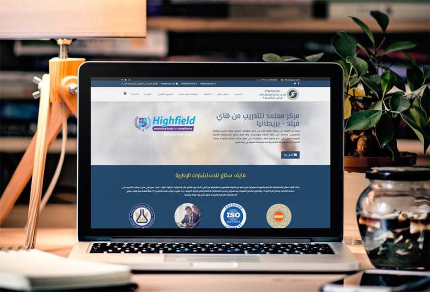 تصميم موقع الكتروني لشركة فايف ستازر للاستشارات الإدارية في الإمارات أبوظبي 1