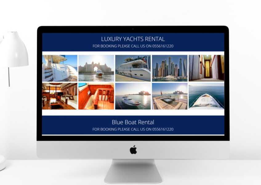 تصميم موقع الكتروني لشركة تأجير يخوت وقوارب داي أند نايت دبي الإماراتية 18