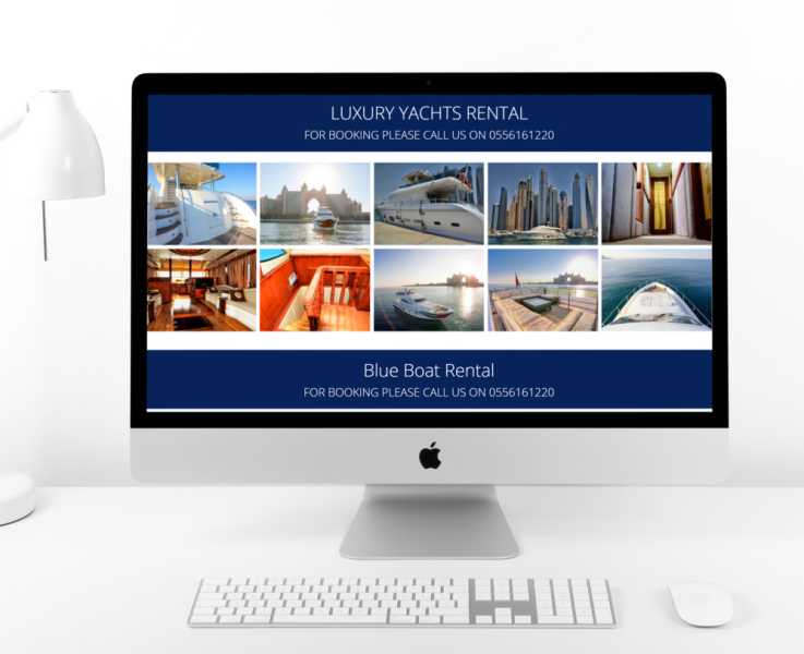 تصميم موقع الكتروني لشركة تأجير يخوت وقوارب داي أند نايت دبي الإماراتية 6